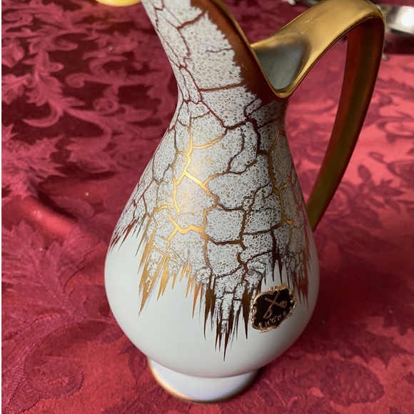 Dumler Breiden Höhr Gold Crackle Glaze Pitcher - Picture 4 of 8